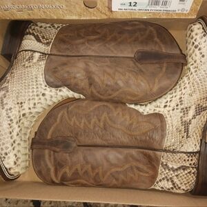 Circle G  python boots size 12EE